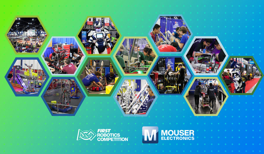 Mouser Electronics unterstützt den FIRST® Robotics Competition, um zukünftige Ingenieure zu fördern